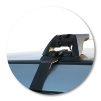 Prorack Silver 2 Bar Aero Flush Bar kit to suit Toyota Estima Wide Body 4dr MPV (1990 - 2000)