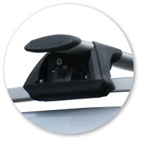 Prorack Black 2 Bar Aero Through Bar kit to suit Hyundai ix35 5dr SUV (2010 - 2015)