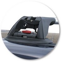 Prorack Silver 2 Bar Aero Flush Bar kit to suit Mitsubishi Pajero LWB NM/NP 5dr SUV (5/2000 - 10/2006)