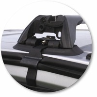 Prorack Silver 2 Bar Aero Flush Bar kit to suit Holden Rodeo RA Double 4dr Ute (2/2003 - 2008)