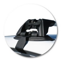 Prorack Silver 2 Bar Aero Flush Bar kit to suit Ford Mondeo 4dr Sedan (10/2007 - 2012)