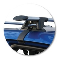 Prorack Black 2 Bar Aero Through Bar kit to suit Honda Jazz 5dr Hatch (10/2002 - 1/2009)