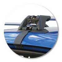 Prorack Silver 2 Bar Aero Flush Bar kit to suit Honda Jazz 5dr Hatch (10/2002 - 1/2009)