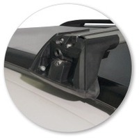 Prorack Silver 2 Bar Aero Flush Bar kit to suit Porsche Cayenne 5dr SUV (2010 - 2018)