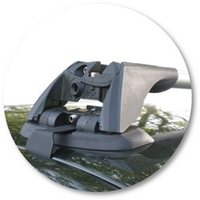 Prorack Silver 2 Bar Aero Flush Bar kit to suit Ford Falcon BA/BF 5dr Wagon (11/2002 - 4/2008)