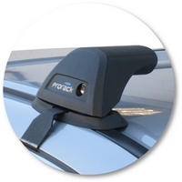 Prorack Silver 2 Bar Aero Flush Bar kit to suit Honda Accord Euro 4dr Sedan (6/2003 - 6/2008)