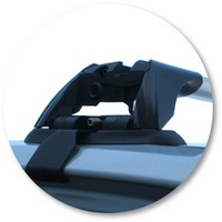 Prorack Silver 2 Bar Aero Flush Bar kit to suit Mitsubishi 380 4dr Sedan (10/2005 - 2008)