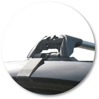 Prorack Silver 2 Bar Aero Flush Bar kit to suit Mazda Demio 5dr Hatch (9/2007 - 2014)