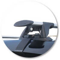 Prorack Silver 2 Bar Aero Through Bar kit to suit Mazda Demio 5dr Hatch (9/2007 - 2014)