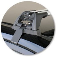 Prorack Silver 2 Bar Aero Flush Bar kit to suit Kia Sorento 5dr SUV (10/2009 - 2015)