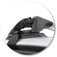 Prorack Silver 2 Bar Aero Flush Bar kit to suit Volkswagen Golf Mk5 5dr Hatch (8/2004 - 2/2009)