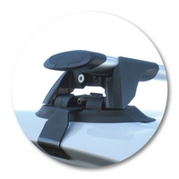 Prorack Black 2 Bar Aero Through Bar kit to suit Ford Mondeo 4dr Sedan (10/2007 - 2012)