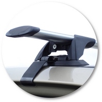 Prorack Silver 2 Bar Aero Through Bar kit to suit Nissan Murano ST 5dr SUV (8/2005 - 2009)