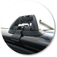 Prorack Silver 2 Bar Aero Flush Bar kit to suit Holden Crewman 4dr Ute (10/2003 - 2007)