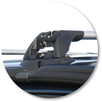 Prorack Silver 2 Bar Aero Flush Bar kit to suit Mazda BT-50 Dual Cab 4dr Ute (11/2006 - 10/2011)