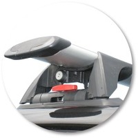 Prorack Silver 2 Bar Aero Through Bar kit to suit Peugeot 307 5dr Hatch (11/2001 - 2/2008)