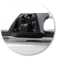 Prorack Silver 2 Bar Aero Flush Bar kit to suit Chrysler Grand Voyager 5dr MPV (2008 - Current)