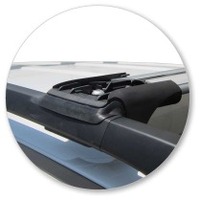 Prorack Silver 2 Bar Aero Rail Bar kit to suit Holden Captiva 7 5dr SUV (10/2006 - 2018)