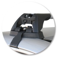 Prorack Black 2 Bar Aero Flush Bar kit to suit Mercedes-Benz C-Class W203 4dr Sedan (2000 - 2007)