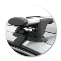 Prorack Black 2 Bar Aero Through Bar kit to suit Audi A4/S4/RS4 4dr Sedan (2001 - 2008)