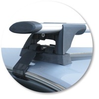 Prorack Silver 2 Bar Aero Through Bar kit to suit Audi A4/S4/RS4 4dr Sedan (2008 - 2/2016)