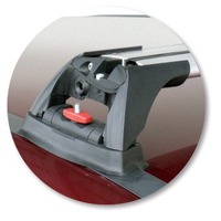 Prorack Silver 2 Bar Aero Flush Bar kit to suit Holden Barina 5dr Hatch (7/1993 - 7/2005)