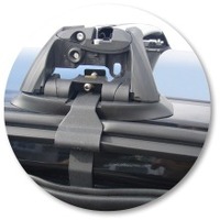 Prorack Silver 2 Bar Aero Flush Bar kit to suit Isuzu D-Max Double Cab 4dr Ute (2009 - 2012)