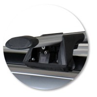 Prorack Black 2 Bar Aero Through Bar kit to suit Mazda Premacy 5dr MPV (2005 - 2010)