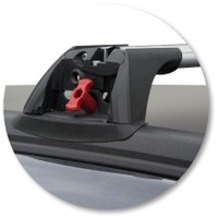 Prorack Silver 2 Bar Aero Flush Bar kit to suit Subaru Outback 5dr Wagon (9/2009 - 2014)