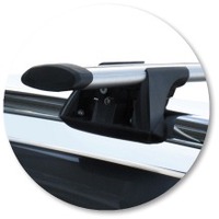 Prorack Silver 2 Bar Aero Through Bar kit to suit Mercedes-Benz GL X164 5dr SUV (7/2006 - 2015)