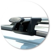 Prorack Black 2 Bar Aero Through Bar kit to suit Volvo XC70 5dr Wagon (2007 - 2013)