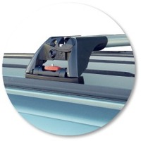 Prorack Silver 2 Bar Aero Flush Bar kit to suit Ford Explorer 5dr SUV (1995 - 2001)