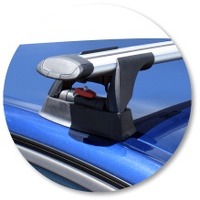 Prorack Black 2 Bar Aero Through Bar kit to suit Opel Vectra 5dr Hatch (3/2003 - 2008)