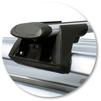 Prorack Black 2 Bar Aero Through Bar kit to suit Peugeot 4007 5dr SUV (2007 - Current)