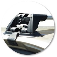 Prorack Silver 2 Bar Aero Flush Bar kit to suit Skoda Octavia II 4dr Liftback (2004 - 2009)