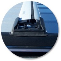 Prorack Silver 2 Bar Aero Rail Bar kit to suit Jeep Cherokee KK 5dr SUV (2008 - 2013)