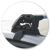 Prorack Silver 2 Bar Aero Flush Bar kit to suit Kia Optima 4dr Sedan (2011 - 2015)