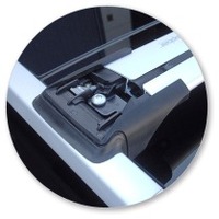 Prorack Silver 2 Bar Aero Rail Bar kit to suit Kia Sorento Panoramic 5dr SUV (2009 - 2014)