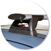 Prorack Silver 2 Bar Aero Through Bar kit to suit Suzuki Kizashi 4dr Sedan (2010 - Current)