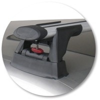 Prorack Silver 2 Bar Aero Through Bar kit to suit Porsche Panamera 4dr Sedan (2009 - 2016)