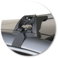 Prorack Silver 2 Bar Aero Flush Bar kit to suit Hyundai ix35 5dr SUV (2010 - 2015)