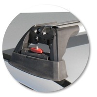 Prorack Silver 2 Bar Aero Flush Bar kit to suit Mercedes-Benz B-Class W245 5dr MPV (2005 - 2011)