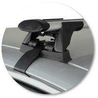 Prorack Silver 2 Bar Aero Through Bar kit to suit Lexus IS 4dr Sedan (2006 - 6/2013)