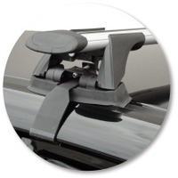 Prorack Silver 2 Bar Aero Through Bar kit to suit Subaru Exiga 5dr Wagon (2009 - 2018)