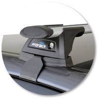 Prorack Black 2 Bar Aero Through Bar kit to suit Hyundai i45 4dr Sedan (2010 - Current)