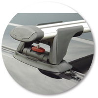 Prorack Silver 2 Bar Aero Through Bar kit to suit Holden Combo XC 5dr Van (2001 - 2020)