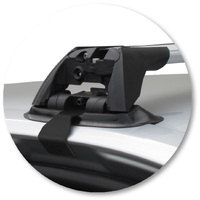 Prorack Silver 2 Bar Aero Flush Bar kit to suit Skoda Octavia III 5dr Liftback (2009 - 2012)