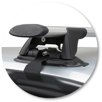 Prorack Black 2 Bar Aero Through Bar kit to suit Skoda Octavia III 5dr Liftback (2009 - 2012)