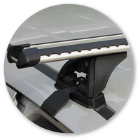 Prorack Silver 2 Bar Heavy Duty Through Bar kit to suit Foton Tunland Double Cab 4dr Ute (2012 - Current)