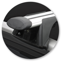 Prorack Silver 2 Bar Aero Through Bar kit to suit Holden Cruze 5dr Wagon (2013 - 2016)